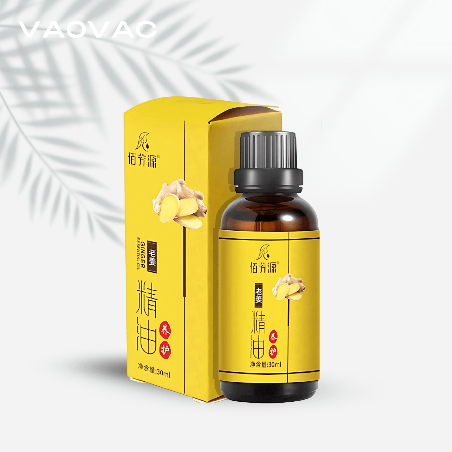 Ginger Massage Oil 10ml Hyakuhouen - Vaovac